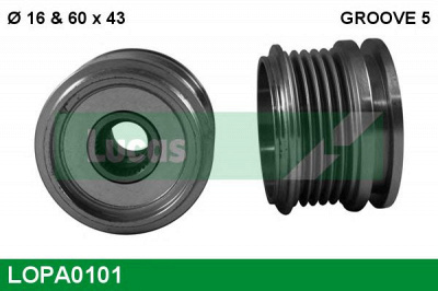 LUCAS ENGINE DRIVE lopa0101 -  Механизм свободного хода генератора